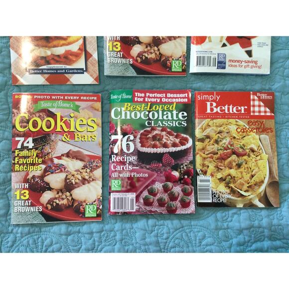 Vintage Soft Cover Cookbooks Destash lot of 9 Holiday Desserts - Picture 5 of 5